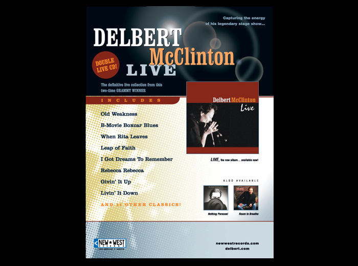 Delbert McClinton Ad