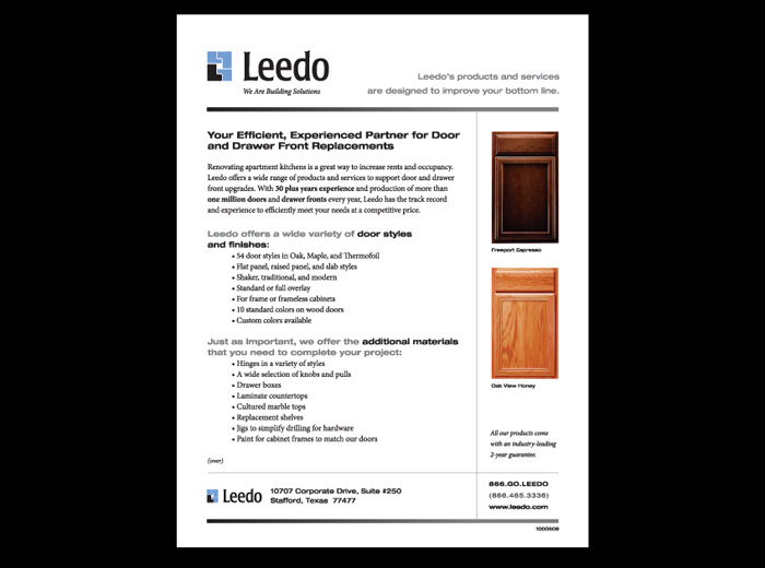 Leedo Tear Sheet